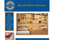 Desktop Screenshot of baysidehistorymuseum.org