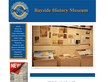 Tablet Screenshot of baysidehistorymuseum.org